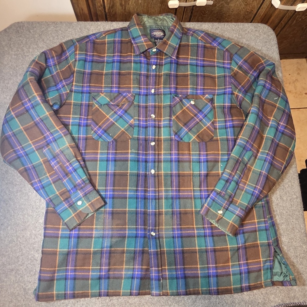 Vintage Alpine Trail Large Flannel Shacket L1